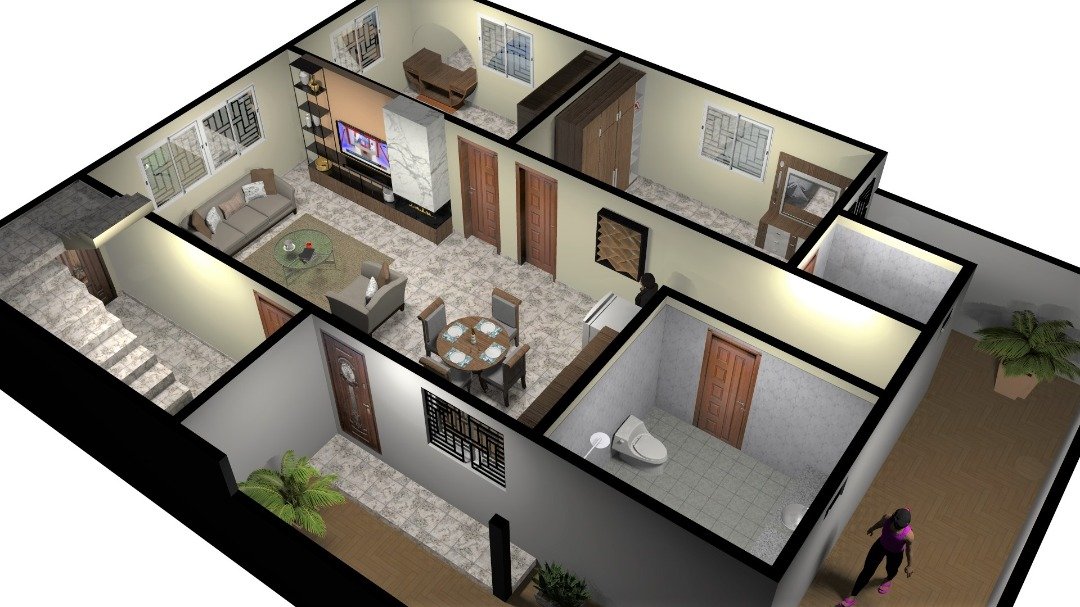 Chambre avec salle d'eau privative