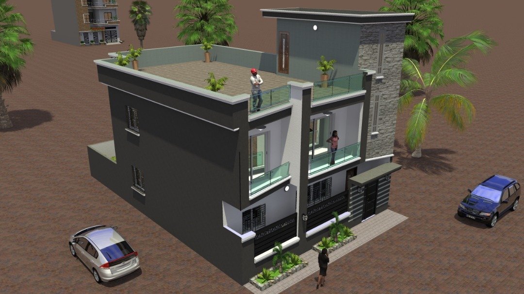 Vue depuis la terrasse supérieure