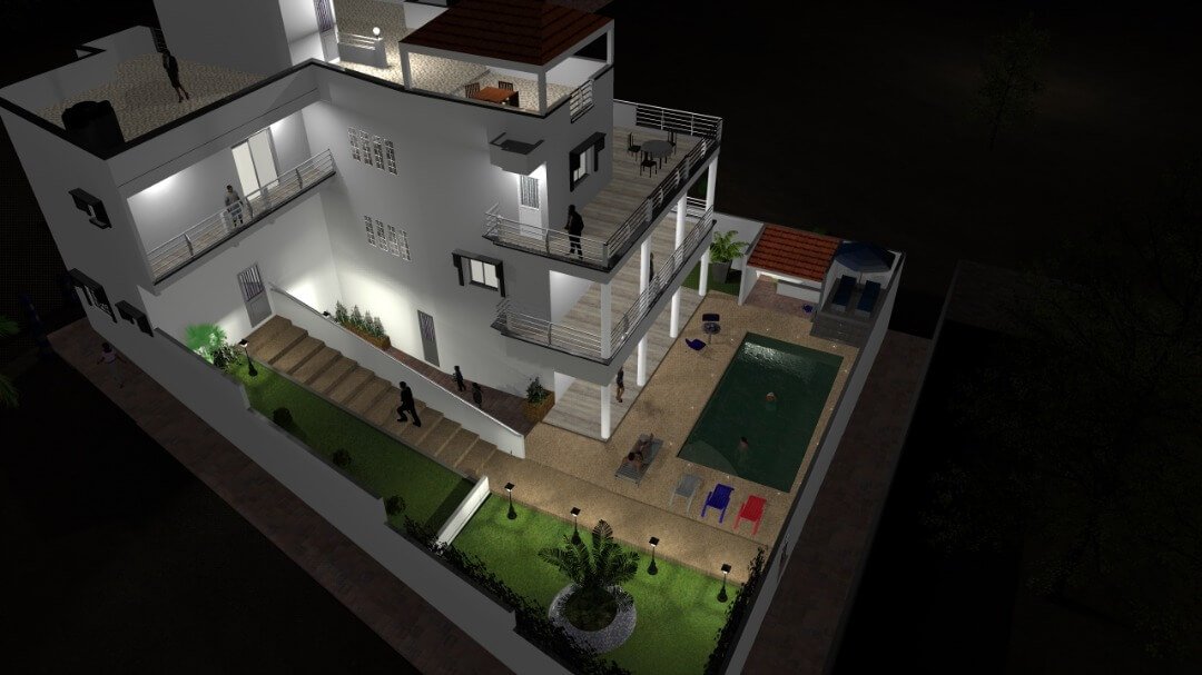 Piscine Villa Maimouna