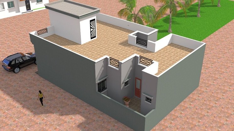 Vue Aérienne Villa Souleymane